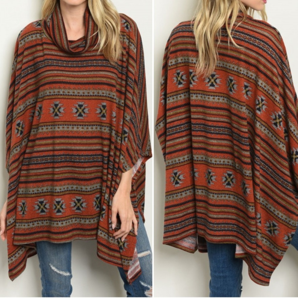 BRICK PRINT SWEATER TOP
